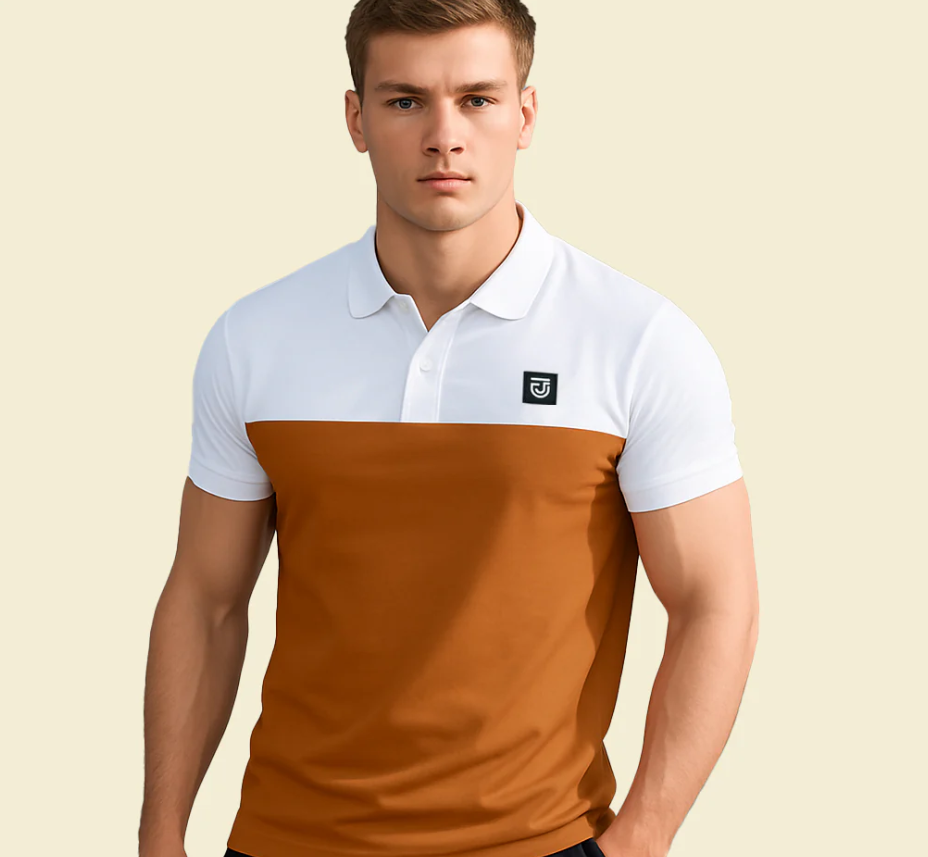 Men's Polo Shirt – Jupiter Premium Color Contrast Polo T-Shirt