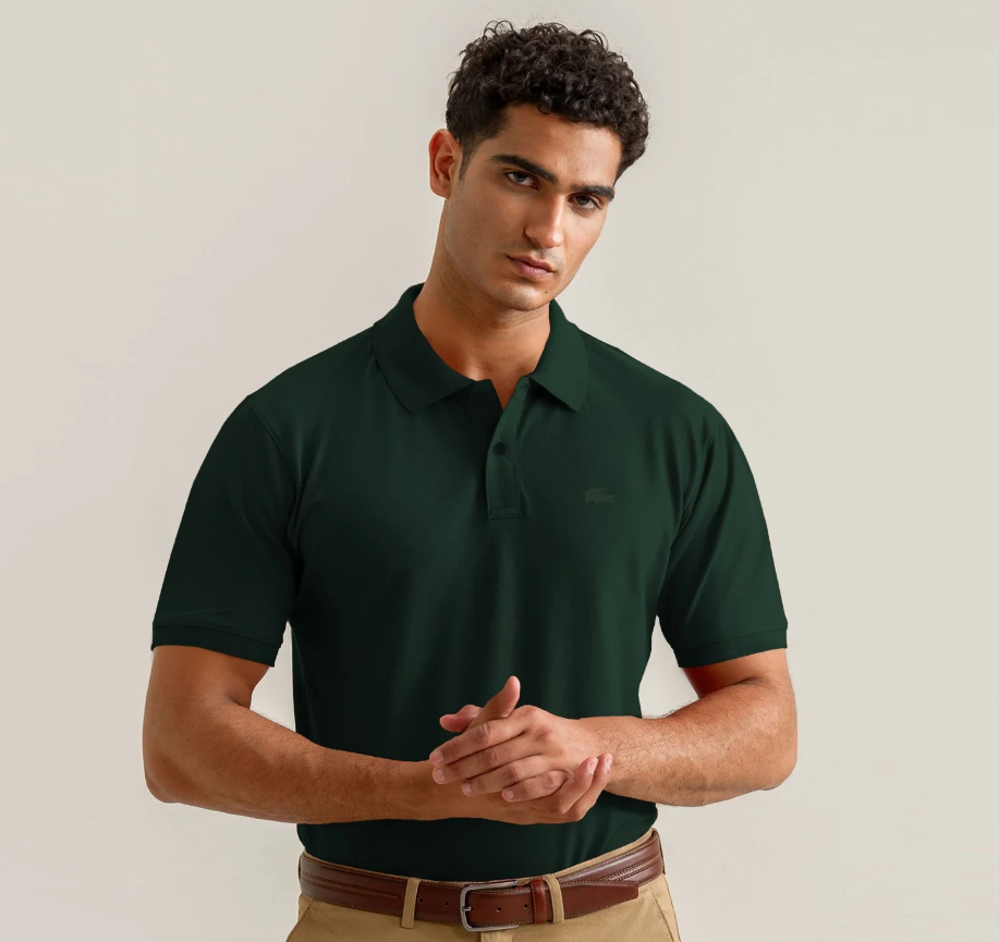 Men's Polo Shirt – Premium Combed Cotton Lacoste Polo T-Shirt