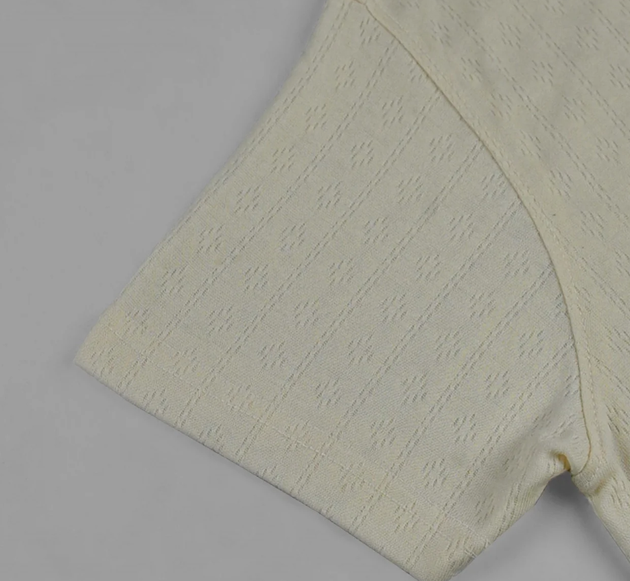 Jupiter Men's Knitted Polo Shirt Textured Ribbed - Premium Short Sleeve