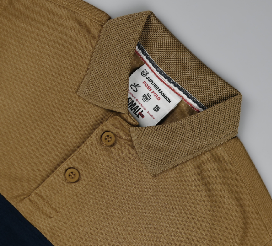 Men's Polo Shirt – Jupiter Premium Color Contrast Polo T-Shirt