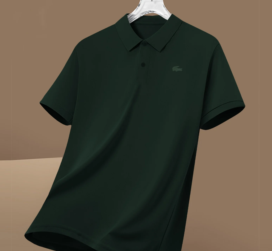 Men's Polo Shirt – Premium Combed Cotton Lacoste Polo T-Shirt