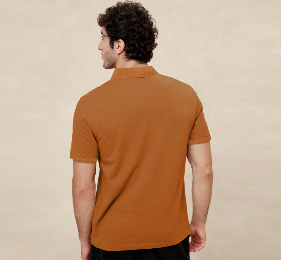 Men's Polo Shirt – Premium Textured Cotton Jupiter Polo T-Shirt