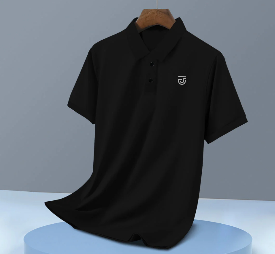 Men's Polo Shirt – Premium Textured Cotton Jupiter Polo T-Shirt