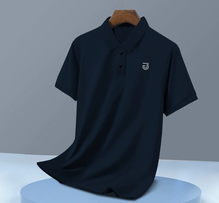 Men's Polo Shirt – Premium Textured Cotton Jupiter Polo T-Shirt