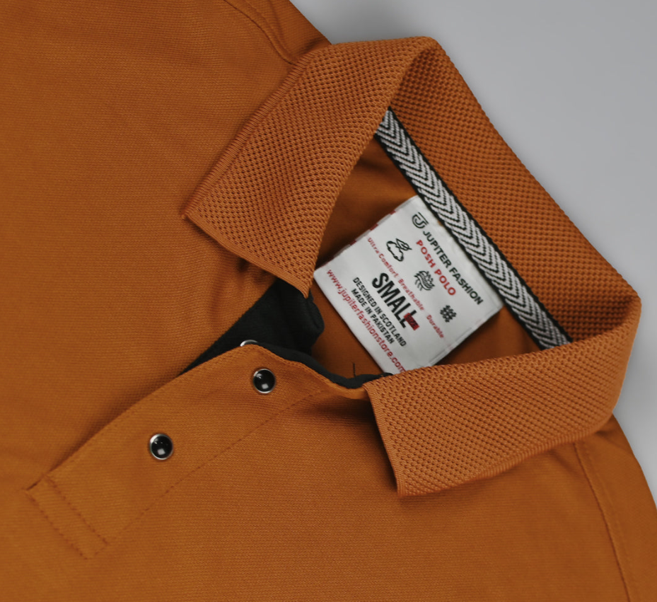 Men's Polo Shirt – Premium Textured Cotton Jupiter Polo T-Shirt