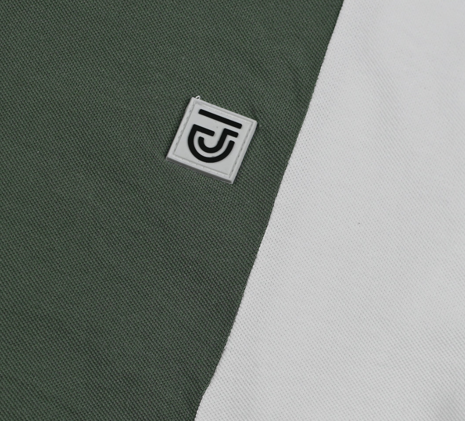 Men's Quarter Zip Polo Shirt – Premium Jupiter Long Sleeve Color Block Polo