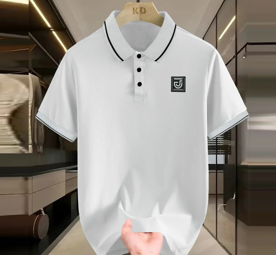 Men's Polo Shirt – Jupiter Premium Textured Collar Polo T-Shirt