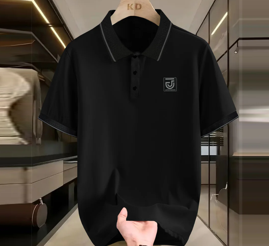 Men's Polo Shirt – Jupiter Premium Textured Collar Polo T-Shirt