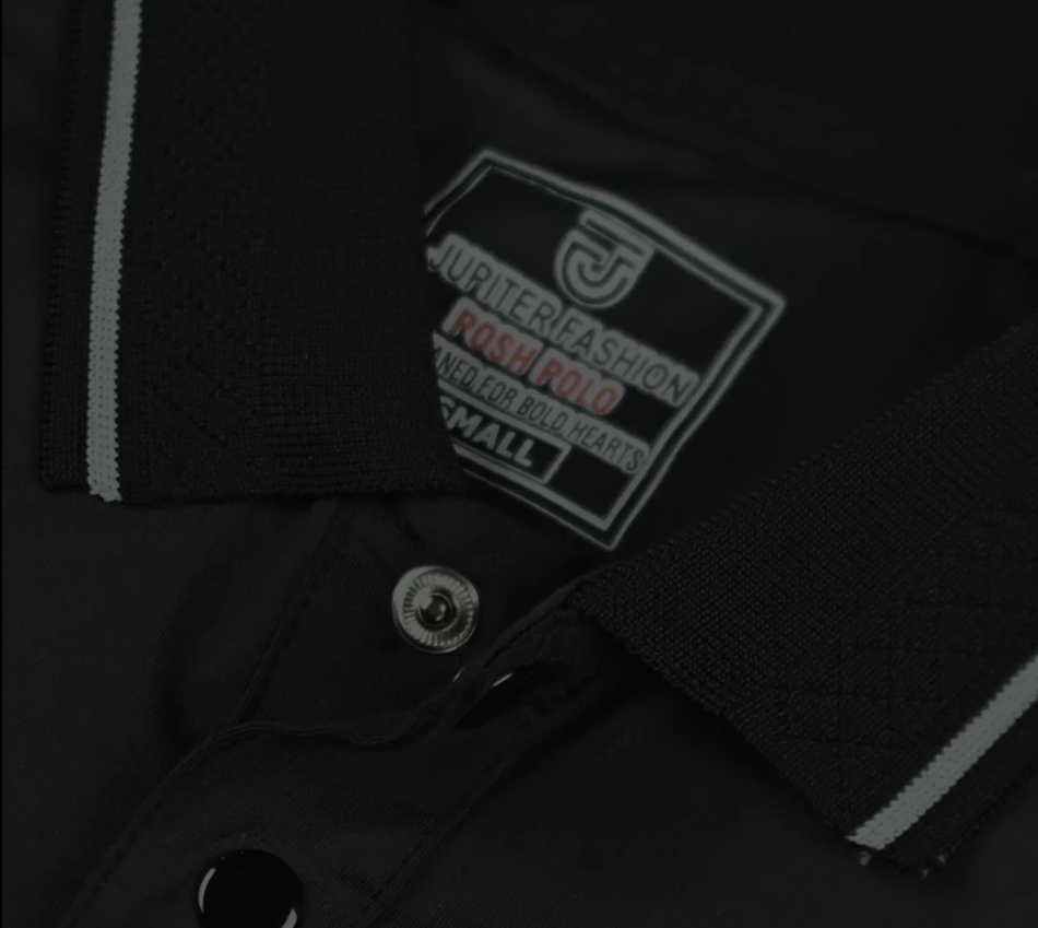 Men's Polo Shirt – Jupiter Premium Textured Collar Polo T-Shirt